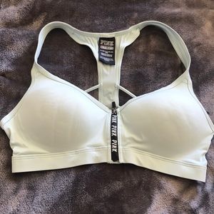 PINK ultimate push-up sports bra in mint
